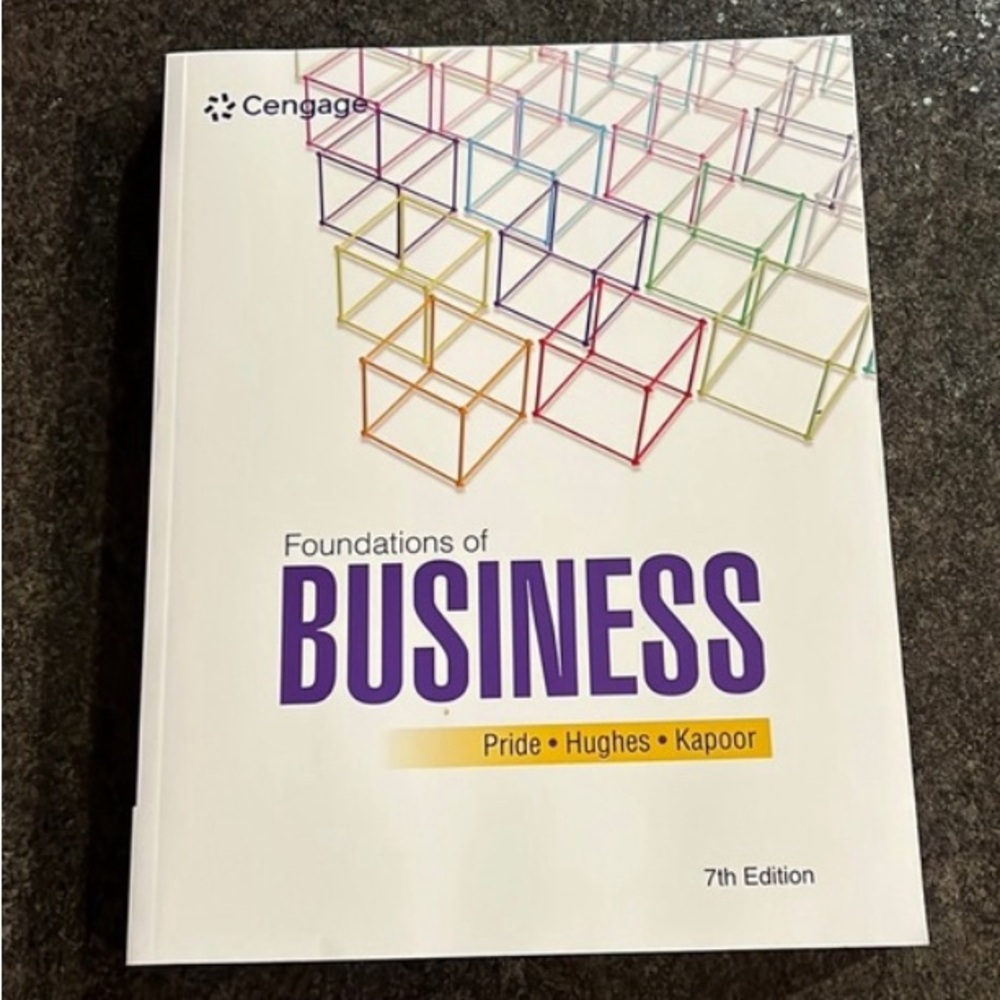 Foundations of Business 7th edition Textbook